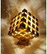 Cubiks 3D - Lampe Déco en Bois Exotique